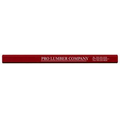 Made In The USA Carpenter 700 Flat Medium Lead Solid Pencil (Red)